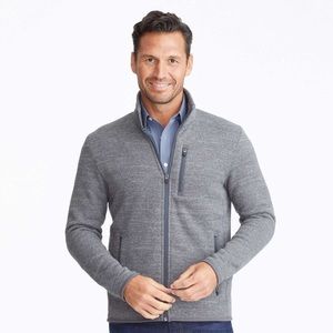 UNTUCKit Gray Men’s Sweater Jacket